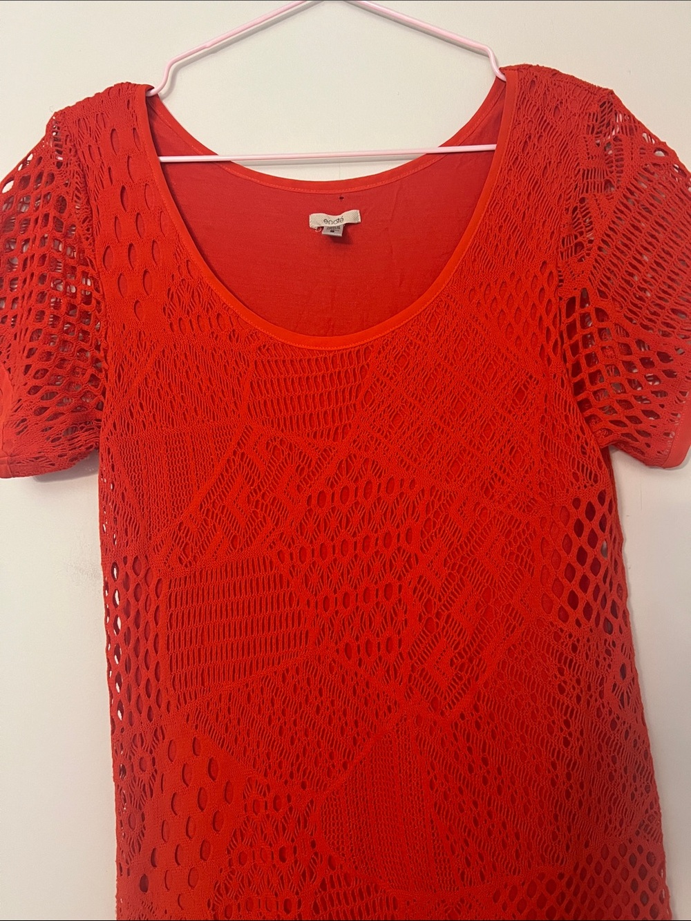 Urban Outfitters Ecote Crochet Eyelet Short Sleeve Dress - Picture 2 of 6